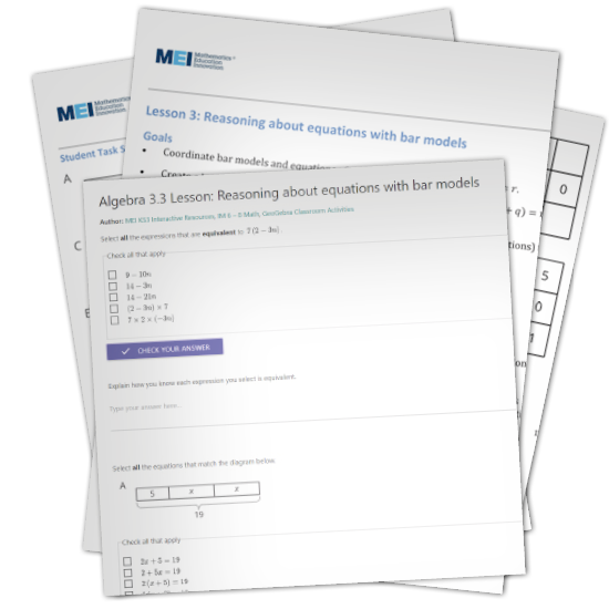 Illustration of the Key Stage 3 resources