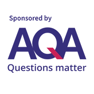 AQA Sponsored by logo for further education maths challenge